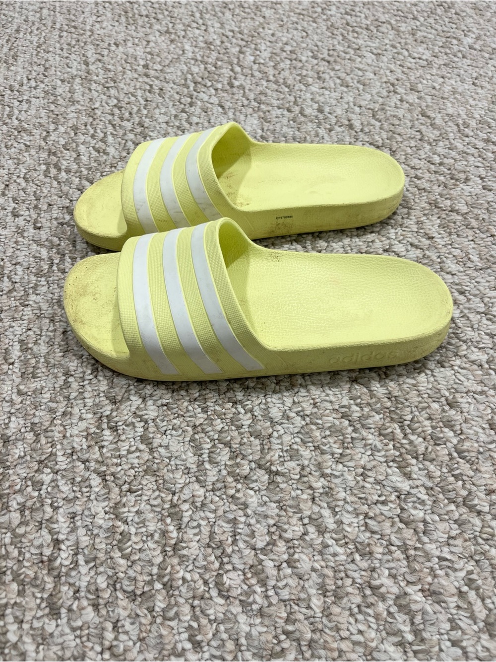 Adidas flip flops women size 9